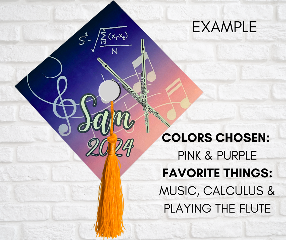 Grad Cap Topper - My favorite things