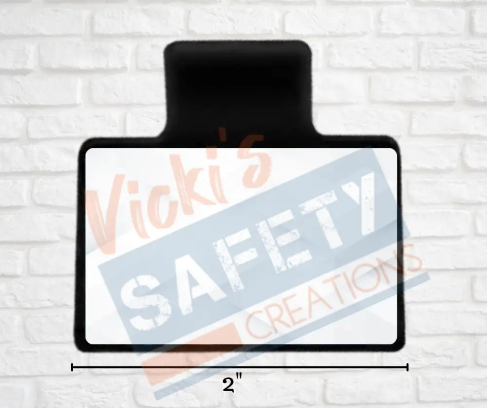 2in Hair Claw Clips-WISE (asst. colors) Hair Accessories