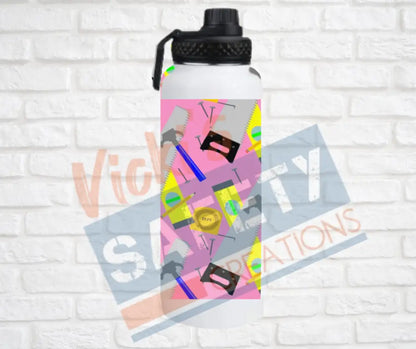 32oz. Insulated Water Bottle Construction Tools (asst. colors) Water Bottles