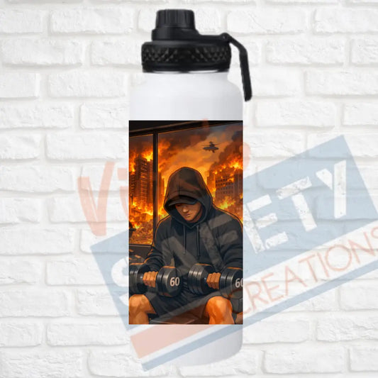 32oz. Insulated Water Bottle Finding strength through the flames Water Bottles