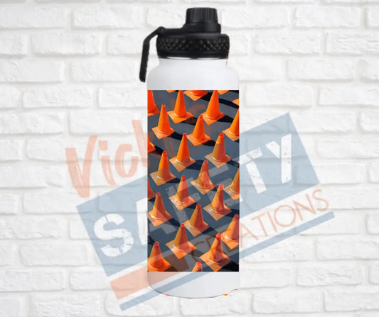 32oz. Insulated Water Bottle Safety Cones Water Bottles