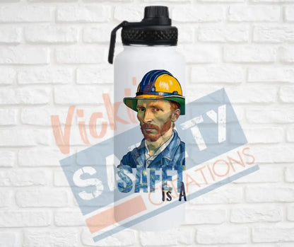 32oz. Insulated Water Bottle Safety is Art Water Bottles