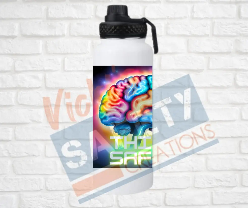 32oz. Insulated Water Bottle Think Safety Water Bottles