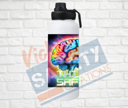 32oz. Insulated Water Bottle Think Safety Water Bottles