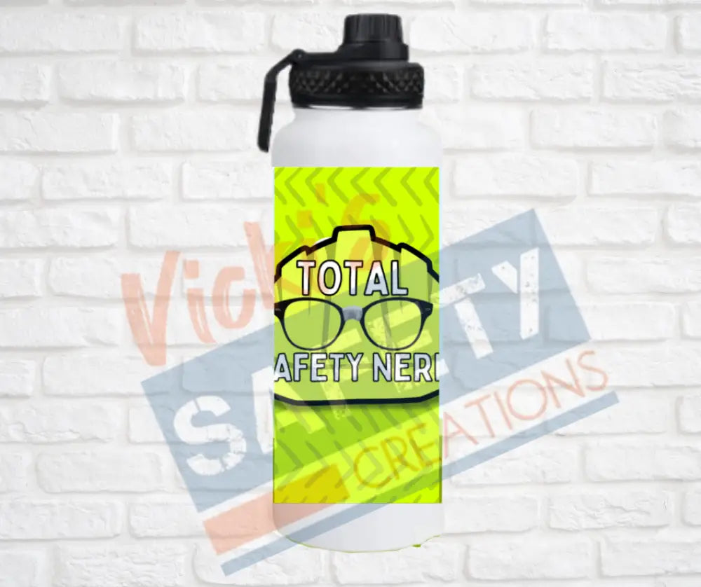 32oz. Insulated Water Bottle Total Safety Nerd Water Bottles