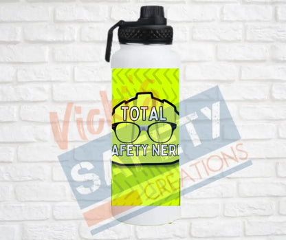 32oz. Insulated Water Bottle Total Safety Nerd Water Bottles