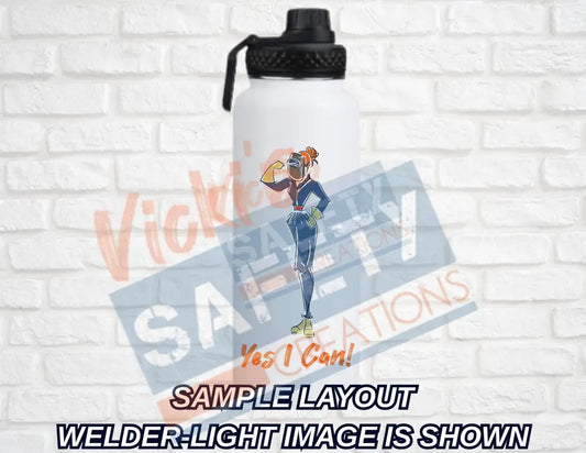 32oz. Insulated Water Bottle-Yes I Can Collection (Asst. Designs) Drinkware & Accessories
