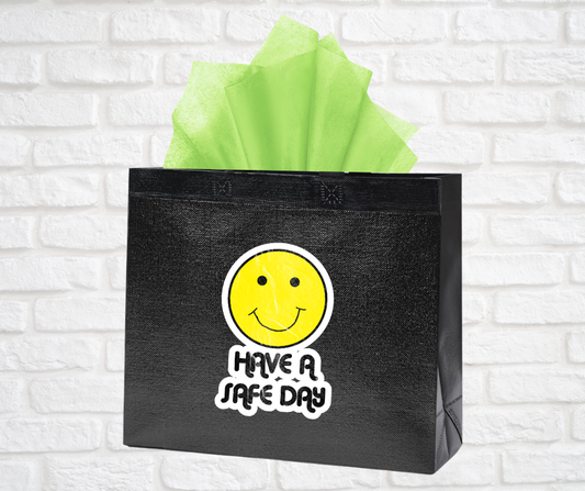 Gift Bags (Asst. Colors & Sizes)-Have a safe day