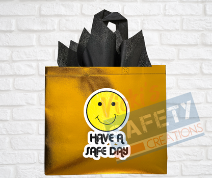 Gift Bags (Asst. Colors & Sizes)-Have a safe day