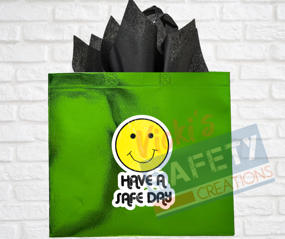 Gift Bags (Asst. Colors & Sizes)-Have a safe day
