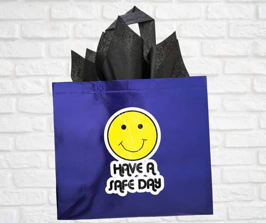Gift Bags (Asst. Colors & Sizes)-Have a safe day