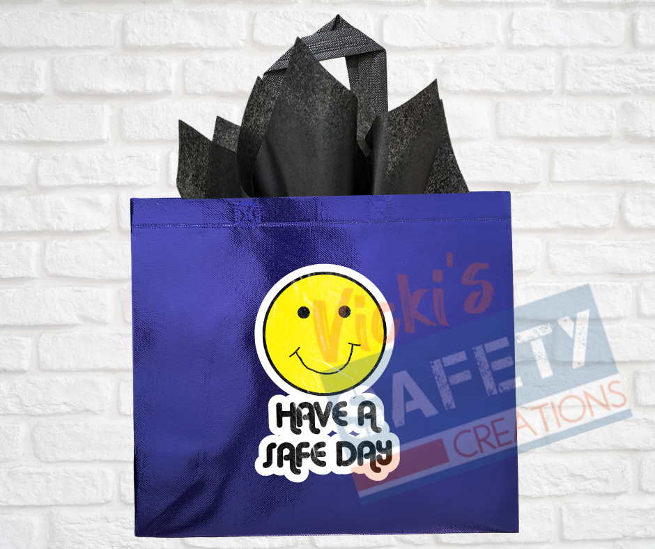 Gift Bags (Asst. Colors & Sizes)-Have a safe day