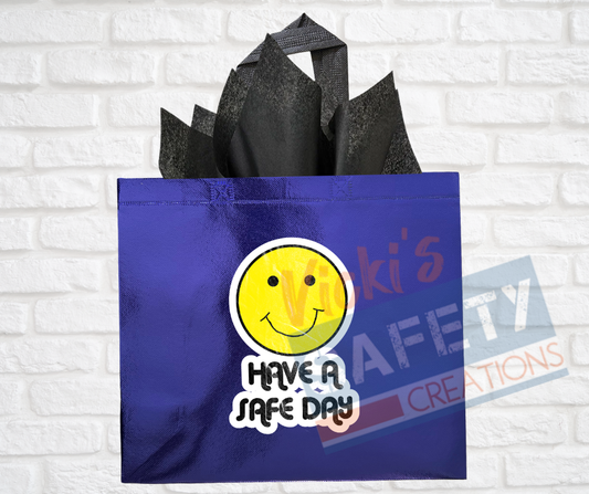 Gift Bags (Asst. Colors & Sizes)-Have a safe day