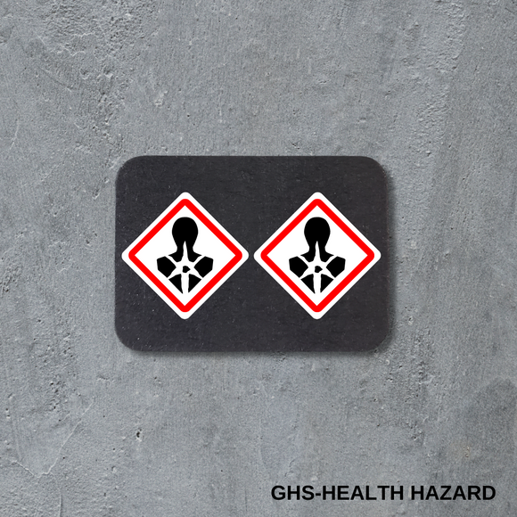 Stud Earrings - GHS Health Hazard