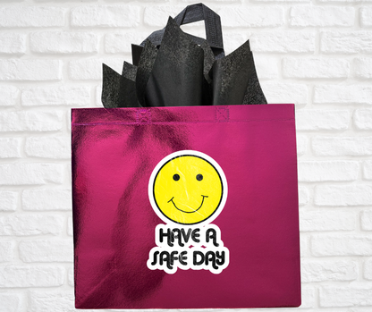 Gift Bags (Asst. Colors & Sizes)-Have a safe day