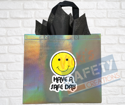 Gift Bags (Asst. Colors & Sizes)-Have a safe day