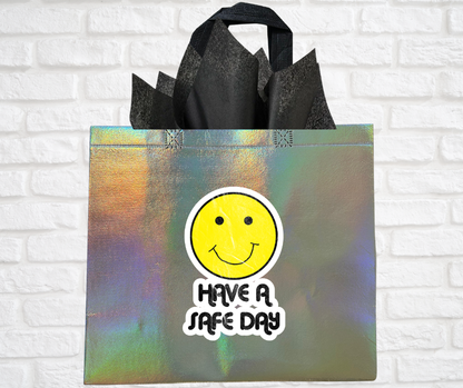 Gift Bags (Asst. Colors & Sizes)-Have a safe day