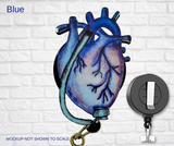 Di-cut Badge Reels-LVAD Heart (Asst Colors)