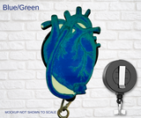 Di-cut Badge Reels-LVAD Heart (Asst Colors)