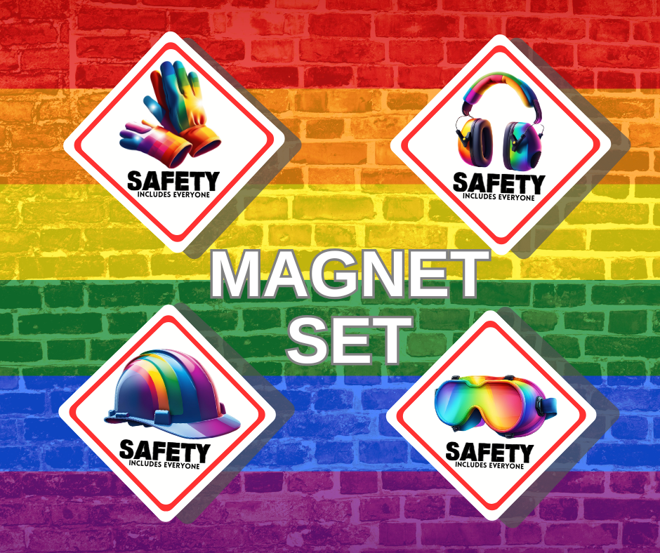 Magnet Set (8 pack) - Safety Includes Everyone