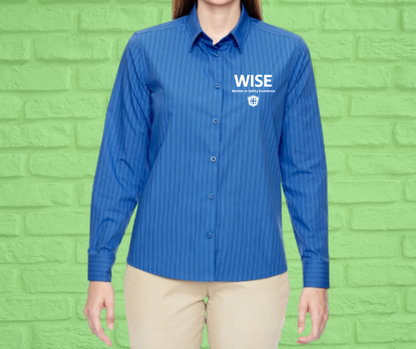 NE Women's Cotton-Blend Wrinkle-Resistant Shirt-WISE (asst. colors) **CLOSEOUT**