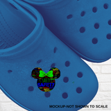 Shoe Charms-SAFETY MOUSE HEAD