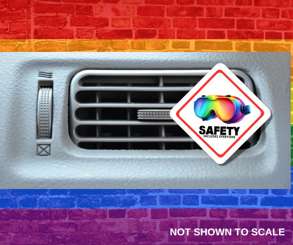 Car Vent Clip - Safety Includes Everyone (asst. designs)