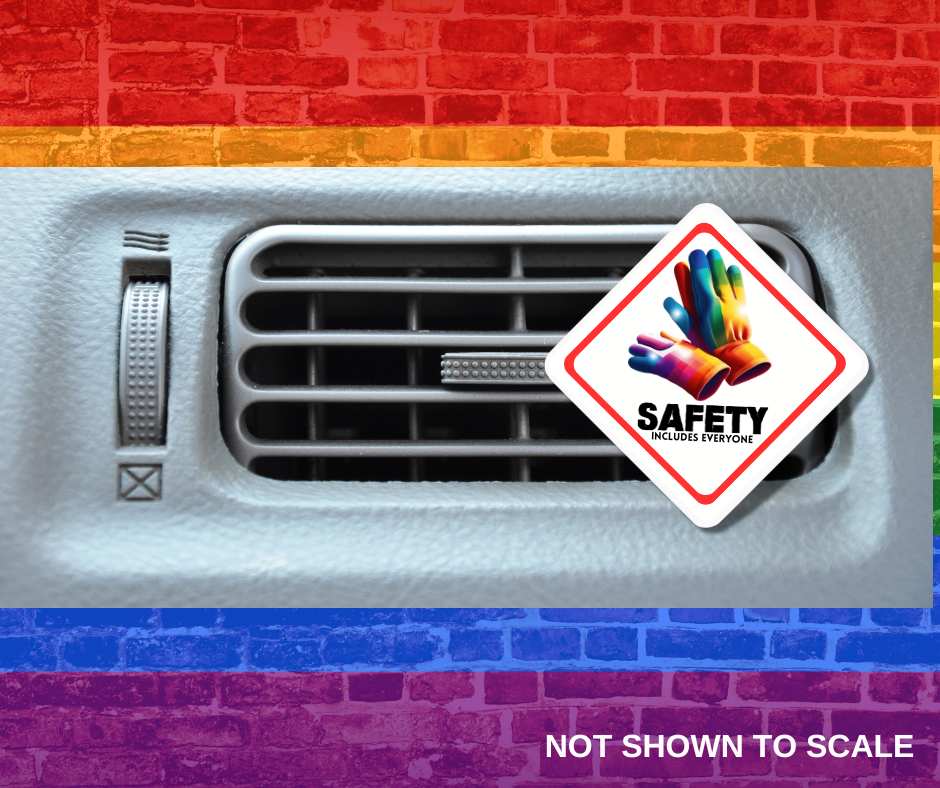 Car Vent Clip - Safety Includes Everyone (asst. designs)