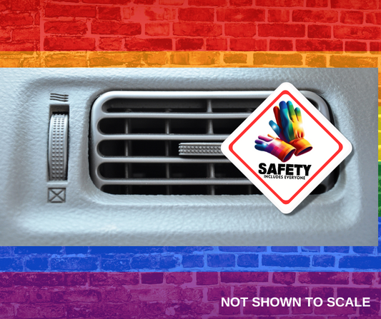 Car Vent Clip - Safety Includes Everyone (asst. designs)