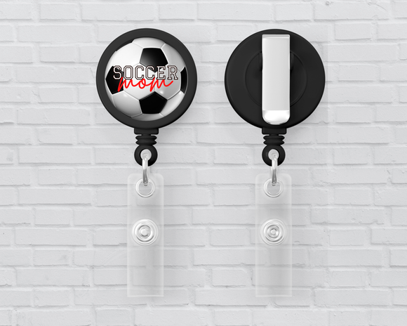 Basic Badge Reels - Soccer... (mama, nana, etc)