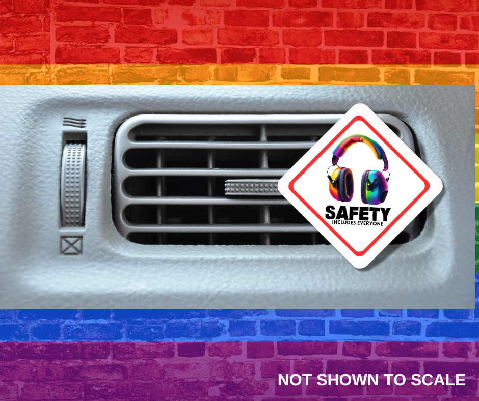 Car Vent Clip - Safety Includes Everyone (asst. designs)