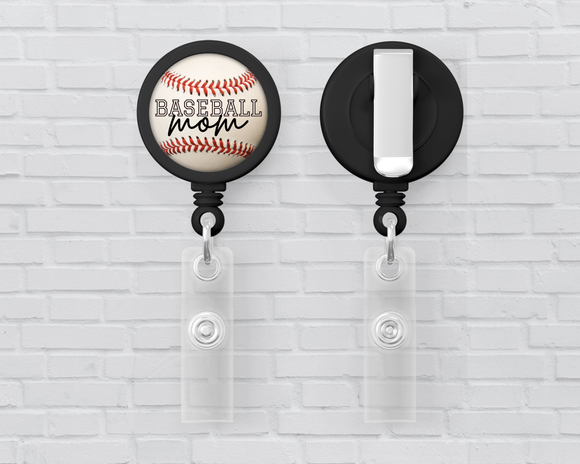 Basic Badge Reels - Baseball... (mama, nana, etc)