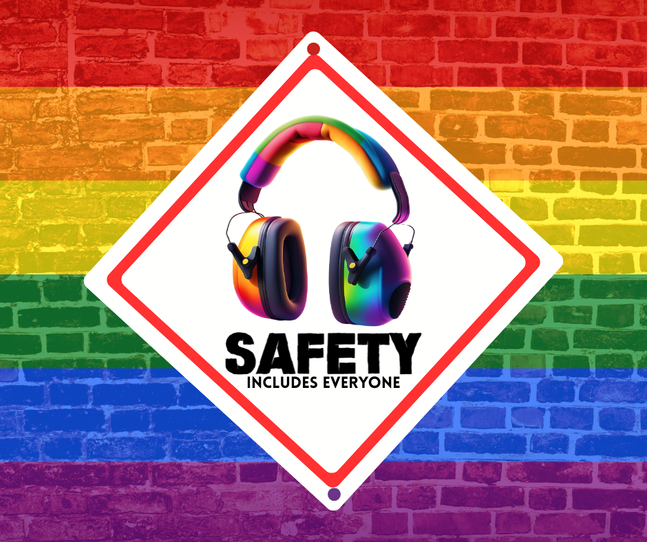 12’’X12’’ Aluminum Diamond Sign-Safety Includes Everyone (asst. designs) Hearing Protection Signage