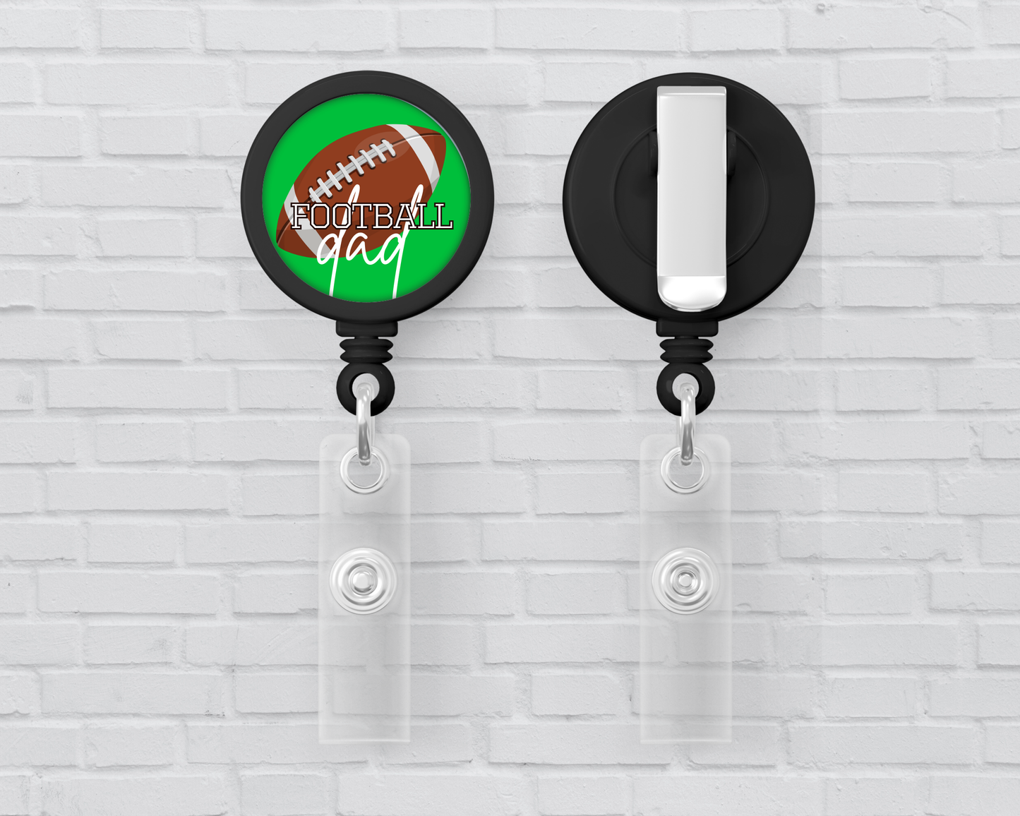 Basic Badge Reels - Football... (mama, nana, etc)