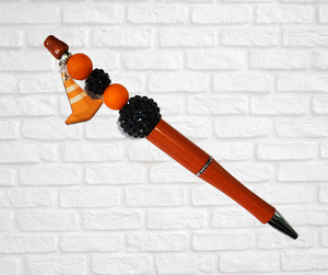 Beaded Pen-Safety Cone