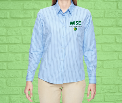 NE Women's Cotton-Blend Wrinkle-Resistant Shirt-WISE (asst. colors) **CLOSEOUT**