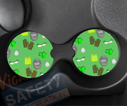 Neoprene Car Coasters (set of 2)-PPE Pattern