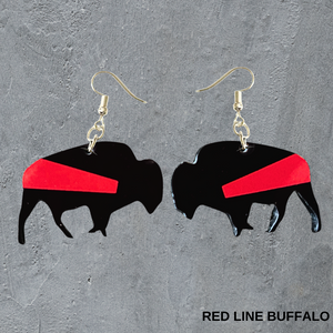 Red Line Buffalo Dangles