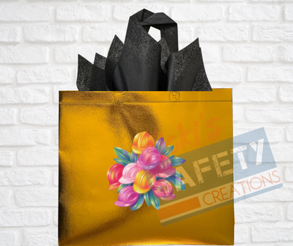 Gift Bags (Asst. Colors & Sizes)-Hard Hat Bouquet