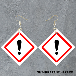 GHS Irritant Hazard Dangles