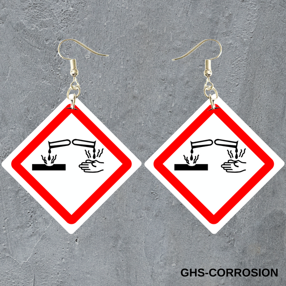 GHS Corrosion Hazard Dangles