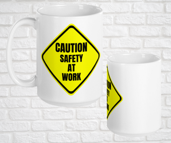 15oz. Ceramic Mug - Safety at Work