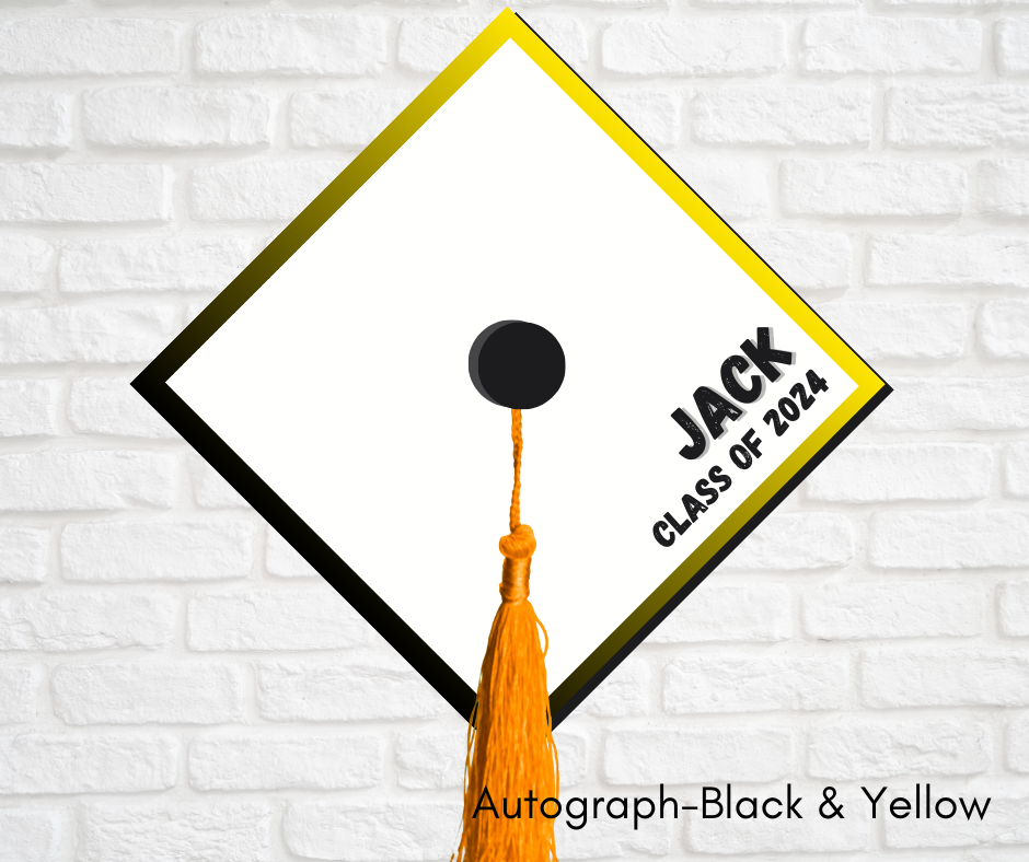 Grad Cap Topper - Autograph Topper