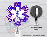 Di-cut Badge Reels-Hard Hat-Buffalo Bills Inspired Star of Life