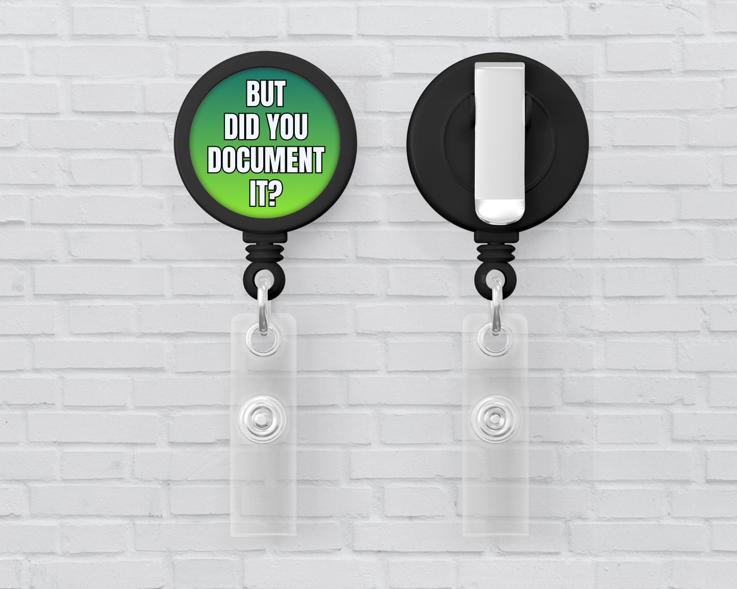 Basic Badge Reels - Did you document...(Asst. Colors)
