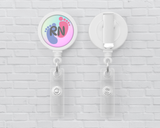 Basic Badge Reels - Baby Feet (asst. medical titles)