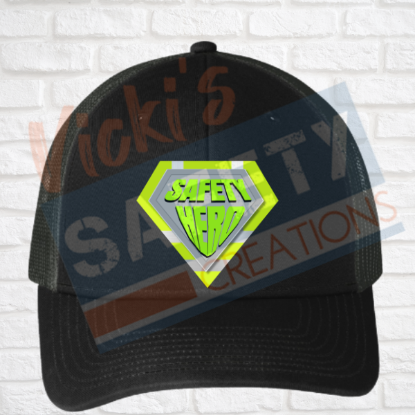 Unisex Retro Trucker Cap-Safety Hero (Asst. Colors)
