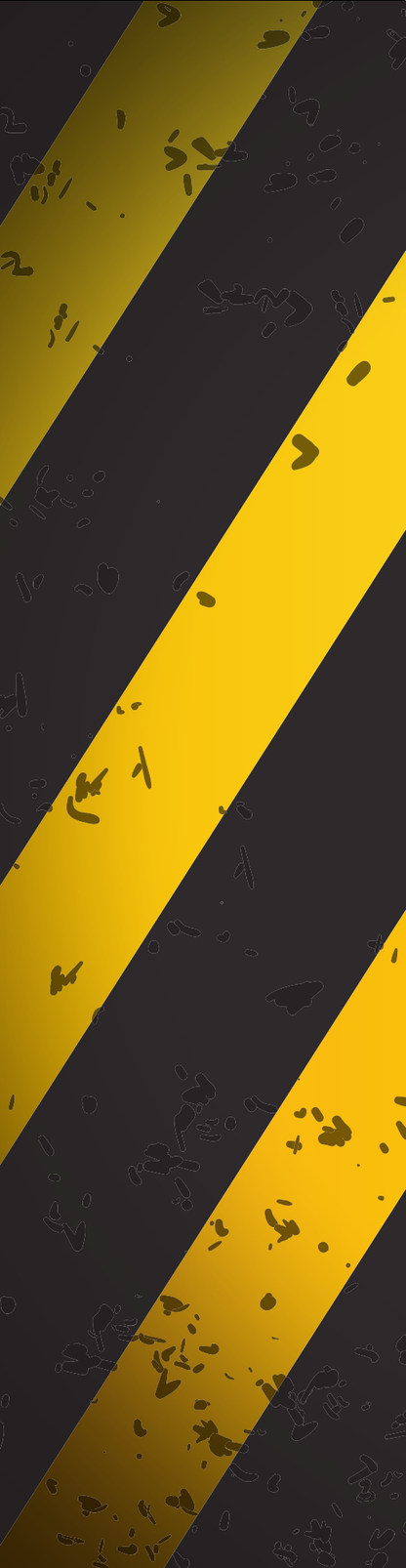 Crew Socks-CAUTION STRIPES Pattern