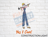 8x12 Aluminum Sign-Yes I Can Collection (Asst. Designs)