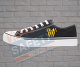 Low-top Canvas Shoes-CAUTION LINES Mouse